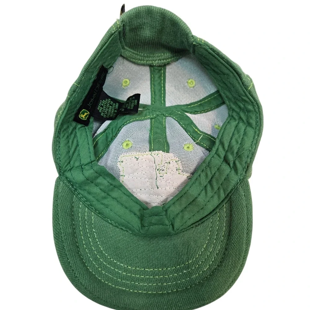 John Deere Kids Green Tractor Baseball Cap Infant Toddler Hat Cotton Blend